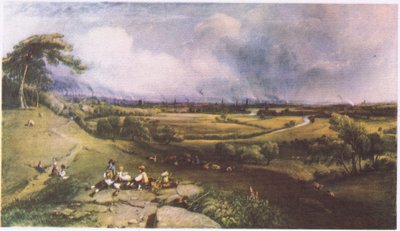 A View of Manchester from Higher Broughton by William Wyld